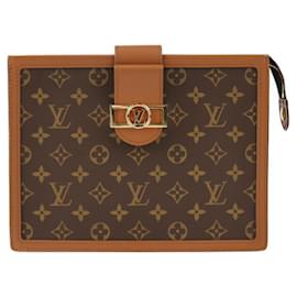 Louis Vuitton-Sac Pochette Dauphine Second de Louis Vuitton-Marron