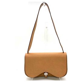 Borsa a spalla PM Colorado di Hermès Marrone Bianco Crudo