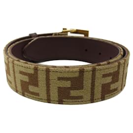 Fendi-Fendi Brown Calfskin Standard Belt-Brown