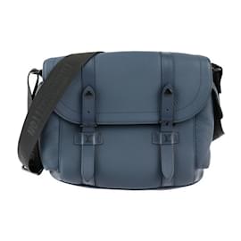 Louis Vuitton-Louis Vuitton Christopher Messenger Shoulder Bag-Black,Navy blue