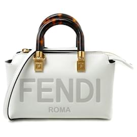 Fendi-Fendi By the Way Mini Sac à Bandoulière 2Way-Blanc