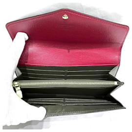 Louis Vuitton-Louis Vuitton Monogram Portefeuille Sarah M62234 Wallet-Fuschia