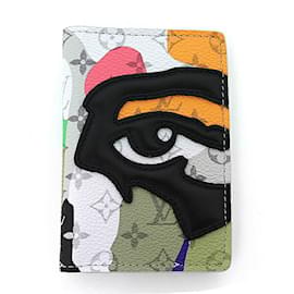 Louis Vuitton-Louis Vuitton LV Portrait Organizer de Poche Card Case-Black,White,Multiple colors