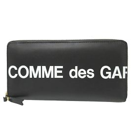 Comme Des Garcons Comme des Garçons Leather Black Round Long Wallet Black