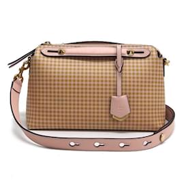 Fendi-Sac à main Fendi By The Way-Rose,Jaune,Moutarde