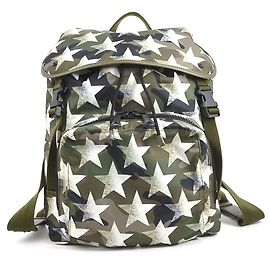 Mochila de nylon caqui Valentino Garavani Caqui