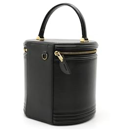 Louis Vuitton-Louis Vuitton Epi Cannes Handbag Vanity Bag-Black
