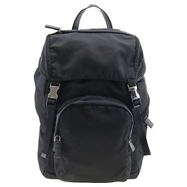 Prada Nylon-Rucksack 2VZ135 Schwarz