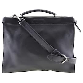 Fendi-Fendi Peekaboo Business Shoulder Bag-Black