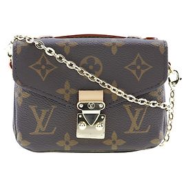 Sac à épaule Micro Metis Louis Vuitton Marron