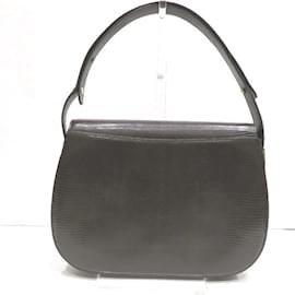 Gucci-Bolsa de ombro de couro marrom Gucci-Marrom