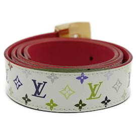 Louis Vuitton-Ceinture en cuir Monogram Multicolore Louis Vuitton-Autre