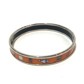 Hermès Pulsera de cloisonné naranja de Hermes Naranja