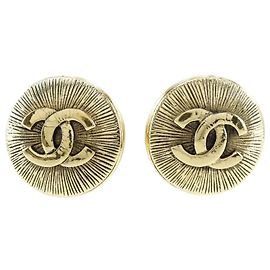 Boucles d'oreilles clips en plaqué or Chanel Coco Mark Autre