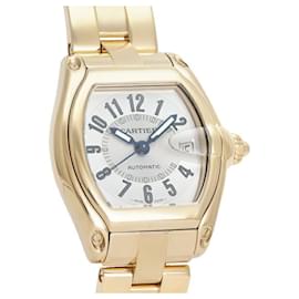 Cartier-Cartier Roadster Large W62003V1 Silver Arabic Dial Watch-Other