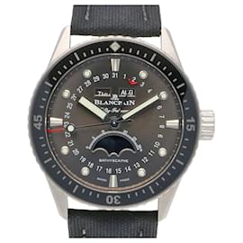 Blancpain-Blancpain Fifty Fathoms Bathyscaphe Complete Calendar Watch-Black,Silvery