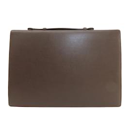 Loewe-Loewe Men's Leather Handbag in Brown-Brown