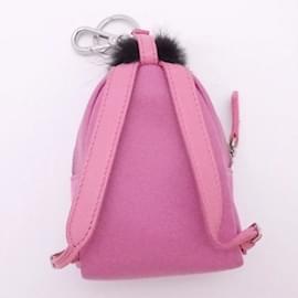 Fendi-Fendi Charm Key Ring Pouch-Pink,Multiple colors