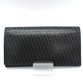 Fendi-Fendi Black Leather Bi-Fold Wallet-Black