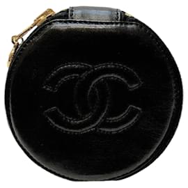 Chanel-Pochette en cuir Cocomark de Chanel-Noir