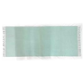 Hermès-Hermes Light Blue Cashmere Stole-Light blue
