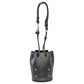 Maison Martin Margiela-Porte-clés Mini Sac Maison Margiela-Noir