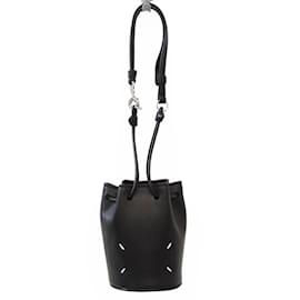 Maison Martin Margiela-Porte-clés Mini Sac Maison Margiela-Noir