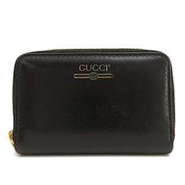 Gucci-Gucci Black Leather Card Case-Black