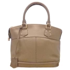 Louis Vuitton-Louis Vuitton Suhali Lockit PM Handbag-Bronze