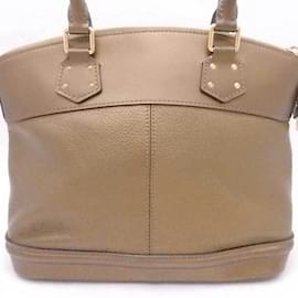 Louis Vuitton-Louis Vuitton Suhali Lockit PM Handbag-Bronze