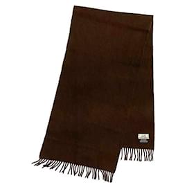 Hermès-Hermes Brown Cashmere Stole-Brown