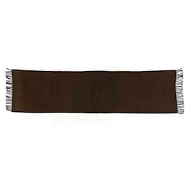Hermès-Hermes Brown Cashmere Stole-Brown