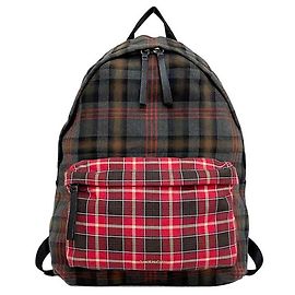 Grau-roter kariert Rucksack von Givenchy Braun Rot