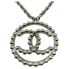 Chanel-Chanel 22 Year Cruise Collection Coco Mark Metallic Necklace-Other