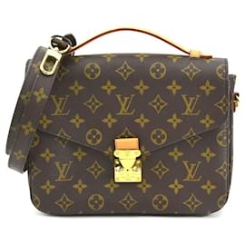 Louis Vuitton-Louis Vuitton Monogram Pochette Metis MM Handbag-Brown