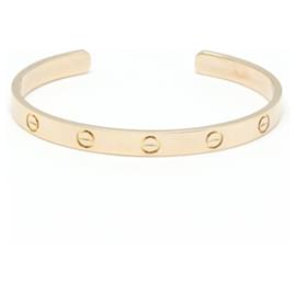 Cartier-Cartier Love Bracelet Open Bangle in Pink Gold-Golden