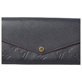 Louis Vuitton Monogram Empreinte Long Wallet Red