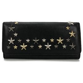 Cartera larga bi-fold Jimmy Choo Negro