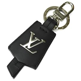 Louis Vuitton-Louis Vuitton Black and Silver Keyring Set-Black,Silvery