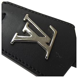 Louis Vuitton-Louis Vuitton Black and Silver Keyring Set-Black,Silvery