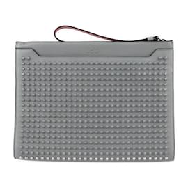 Christian Louboutin-Christian Louboutin SKYPOUCH Clutch Bag-Brown
