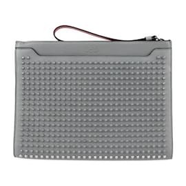 Christian Louboutin-Pochette Clutch SKYPOUCH Christian Louboutin-Marron