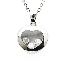Collar en forma de corazón Happy Diamond de Chopard 799203 Plata