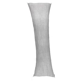 Hermès-Hermes Gray Cotton Stole-Brown