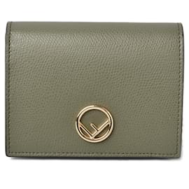Fendi-Fendi Trifold Leather Wallet-Other