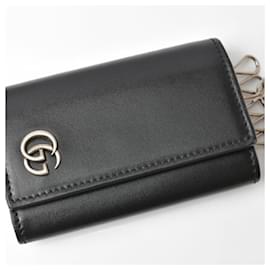 Gucci-Gucci Petit Marmont Keycase-Black