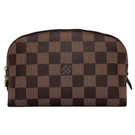 Louis Vuitton-Pochette Damier Ebene Louis Vuitton-Marron,Damier ebène