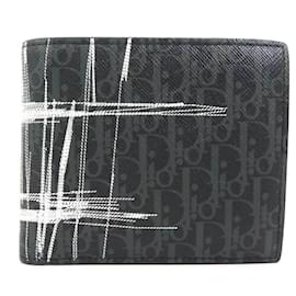 Christian Dior-Dior Homme Bi-Fold Wallet-Black