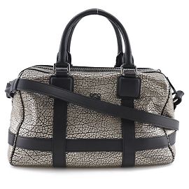 Loewe 2WAY Shoulder Handbag Mini Boston Black