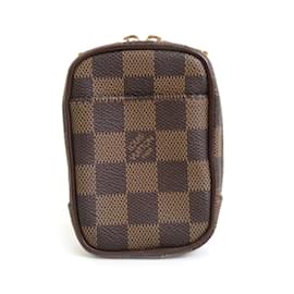 Louis Vuitton-Pochette en toile Damier Louis Vuitton-Damier ebène